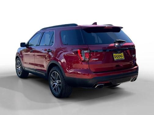 Ruby Red Metallic 2017 Ford Explorer sport