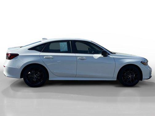 Platinum White Pearl 2026 Honda Civic Hybrid Sport