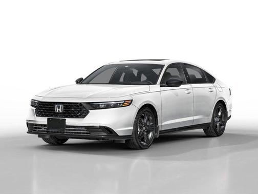 Platinum White Pearl 2026 Honda Accord Hybrid Sport-L
