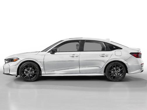 Platinum White Pearl 2026 Honda Civic Hybrid Sport Touring