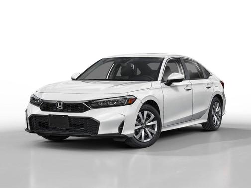 Platinum White Pearl 2026 Honda Civic LX