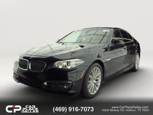 Black 2016 BMW 528 528i Sedan 4D