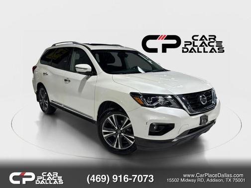 White 2020 Nissan Pathfinder Platinum 4WD