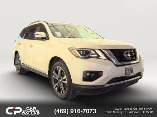 White 2020 Nissan Pathfinder Platinum 4WD