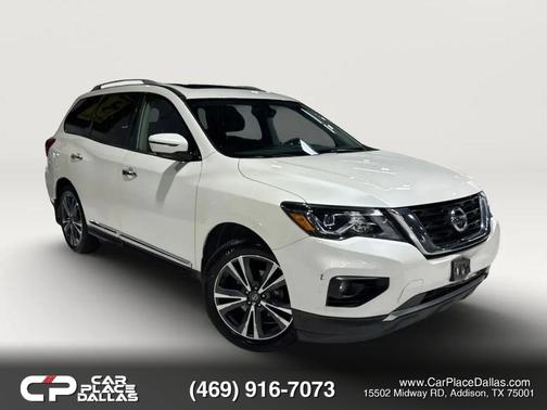 White 2020 Nissan Pathfinder Platinum 4WD