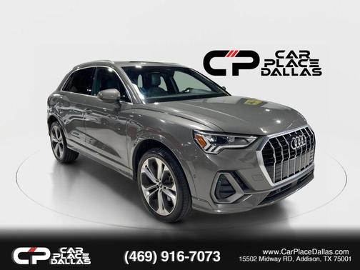 Gray 2021 Audi Q3 45 S line Premium Plus