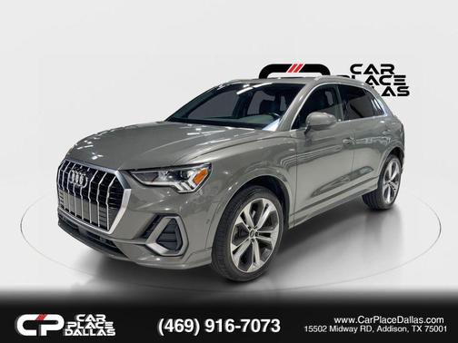 Gray 2021 Audi Q3 45 S line Premium Plus
