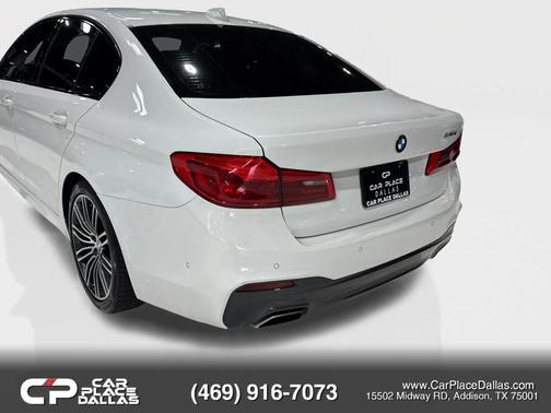White 2019 BMW 540 540i Sedan 4D