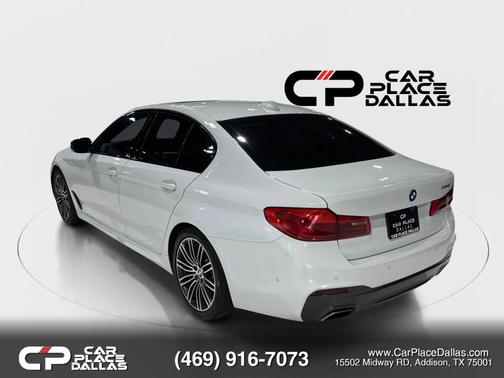 White 2019 BMW 540 540i Sedan 4D