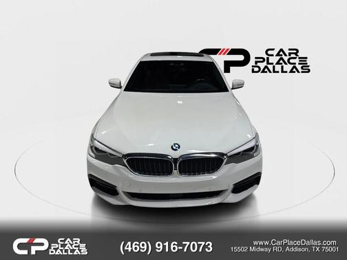 White 2019 BMW 540 540i Sedan 4D