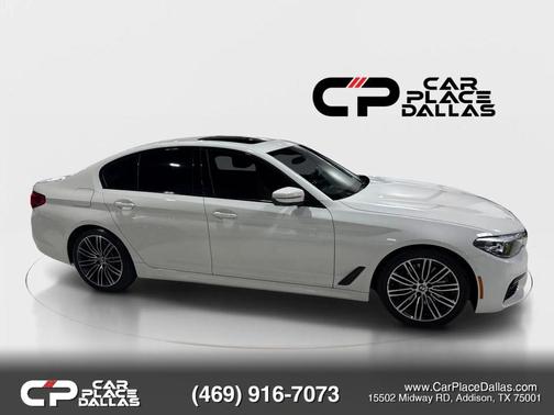 White 2019 BMW 540 540i Sedan 4D