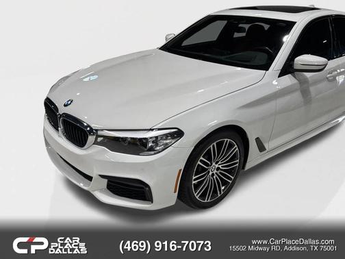 White 2019 BMW 540 540i Sedan 4D