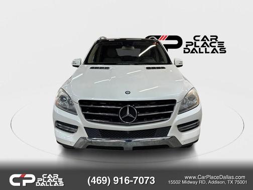 White 2015 Mercedes-Benz M-Class ML 350 Sport Utility 4D