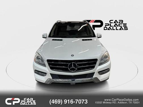 White 2015 Mercedes-Benz M-Class ML 350 Sport Utility 4D