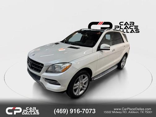 White 2015 Mercedes-Benz M-Class ML 350 Sport Utility 4D