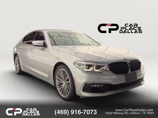 Silver 2017 BMW 540 540i Sedan 4D