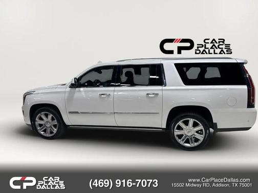White 2018 Cadillac Escalade ESV Sport