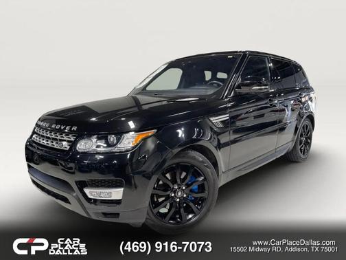 Black 2017 Land Rover Range Rover Sport 3.0L Supercharged HSE