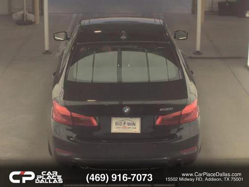 Black 2018 BMW 530 530i Sedan 4D