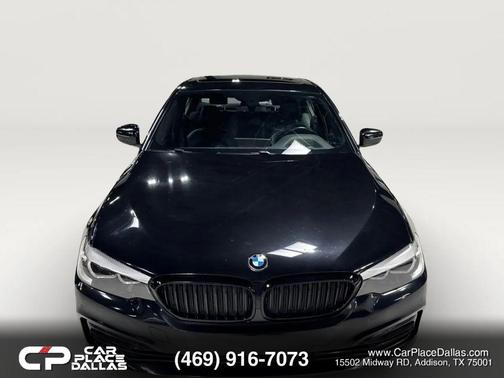 Black 2018 BMW 530 530i Sedan 4D
