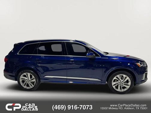 Blue 2020 Audi Q7 45 Premium Plus