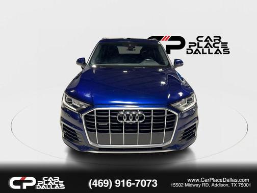 Blue 2020 Audi Q7 45 Premium Plus