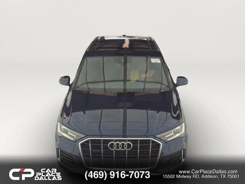 Blue 2020 Audi Q7 45 Premium Plus