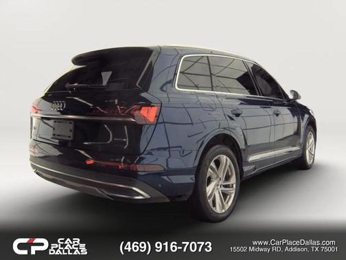 Blue 2020 Audi Q7 45 Premium Plus