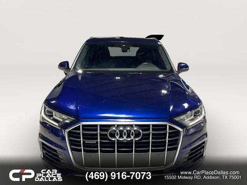 Blue 2020 Audi Q7 45 Premium Plus