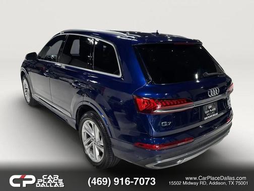 Blue 2020 Audi Q7 45 Premium Plus