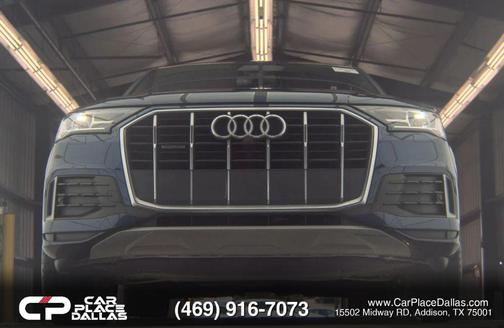 Blue 2020 Audi Q7 45 Premium Plus