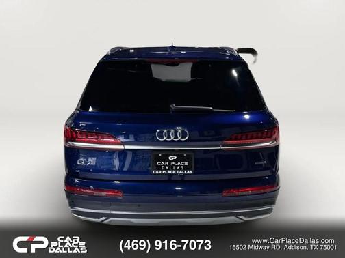 Blue 2020 Audi Q7 45 Premium Plus