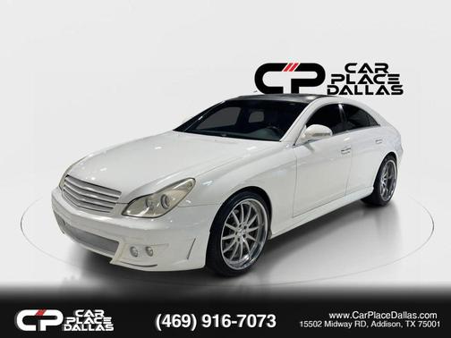 White 2006 Mercedes-Benz CLS-Class CLS 500 Coupe 4D