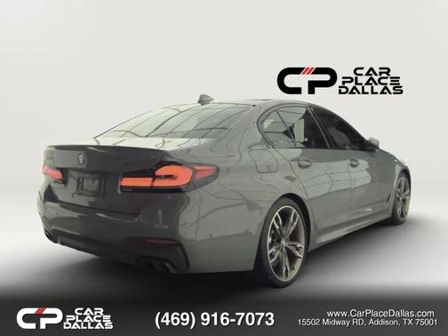 Gray 2021 BMW M550 i Xdrive