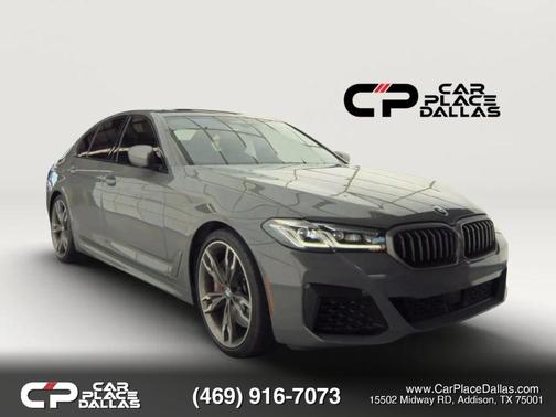 Gray 2021 BMW M550 i Xdrive