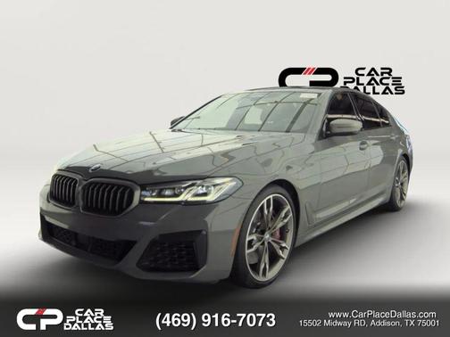 Gray 2021 BMW M550 i Xdrive