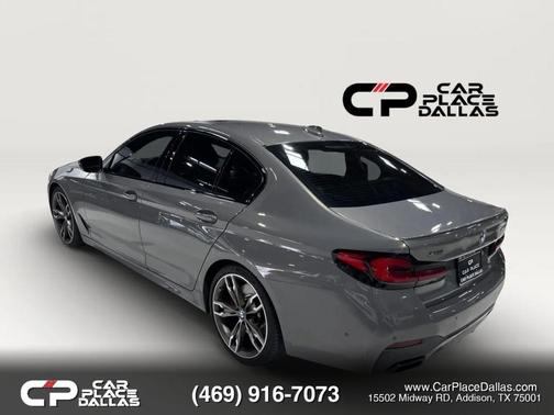 Gray 2021 BMW M550 i Xdrive