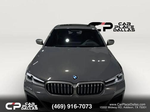 Gray 2021 BMW M550 i Xdrive