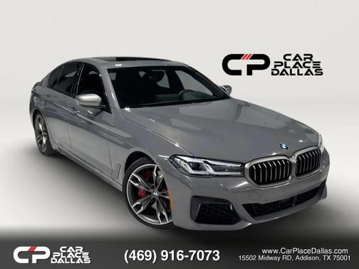 Gray 2021 BMW M550 i Xdrive