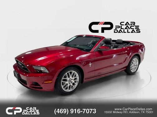 Red 2014 Ford Mustang V6 Premium