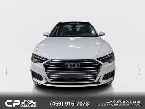 White 2019 Audi A6 55 Premium Plus