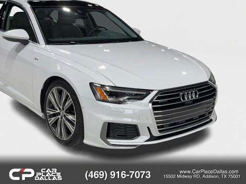 White 2019 Audi A6 55 Premium Plus