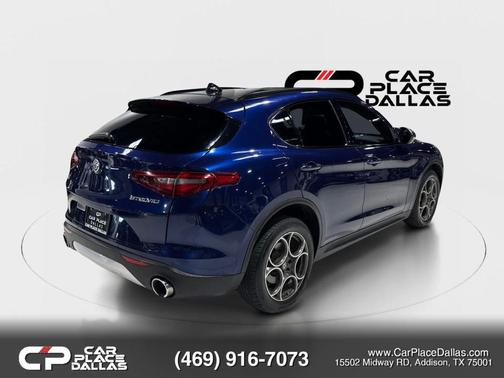 Blue 2018 Alfa Romeo Stelvio Sport