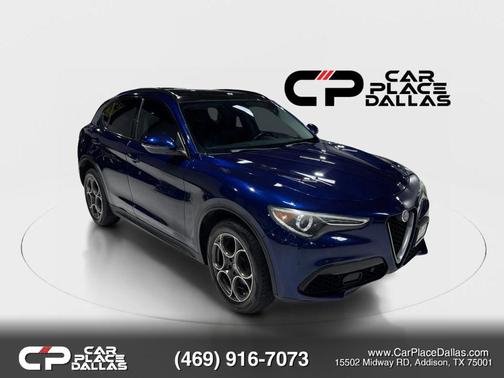 Blue 2018 Alfa Romeo Stelvio Sport