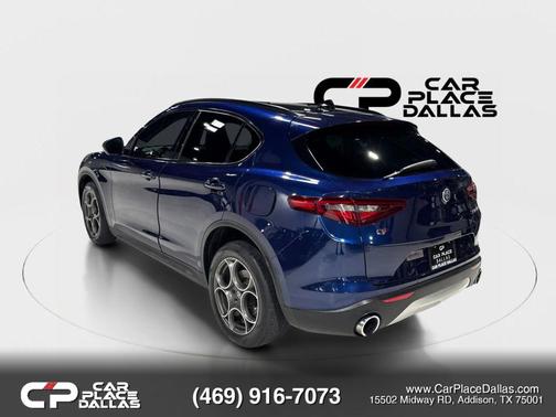 Blue 2018 Alfa Romeo Stelvio Sport