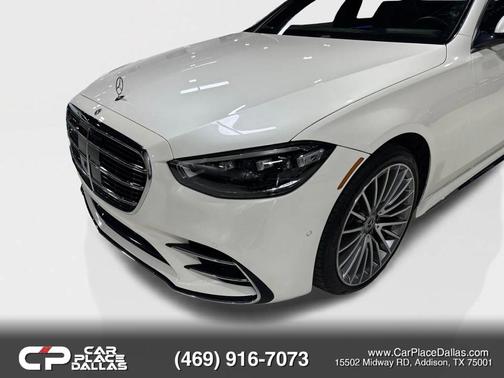 White 2022 Mercedes-Benz S-Class 4MATIC