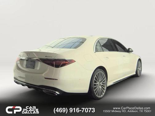 White 2022 Mercedes-Benz S-Class 4MATIC