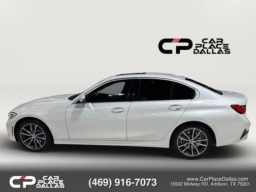 White 2020 BMW 330 330i Sedan 4D