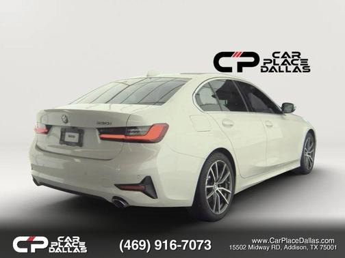 White 2020 BMW 330 330i Sedan 4D