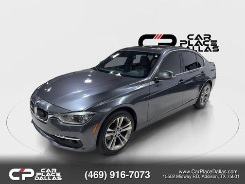 Gray 2017 BMW 330 330i Sedan 4D